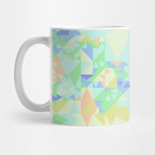 Colorful Abstract Modern Retro Geometric Mug